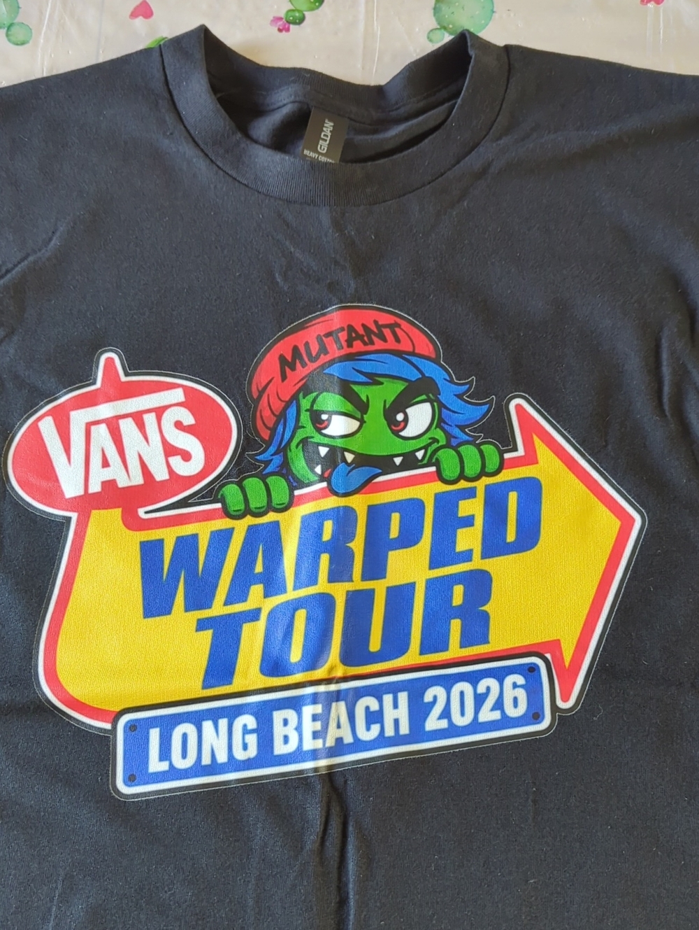 Vans Black Warped Tour Long Beach 2026 Tee